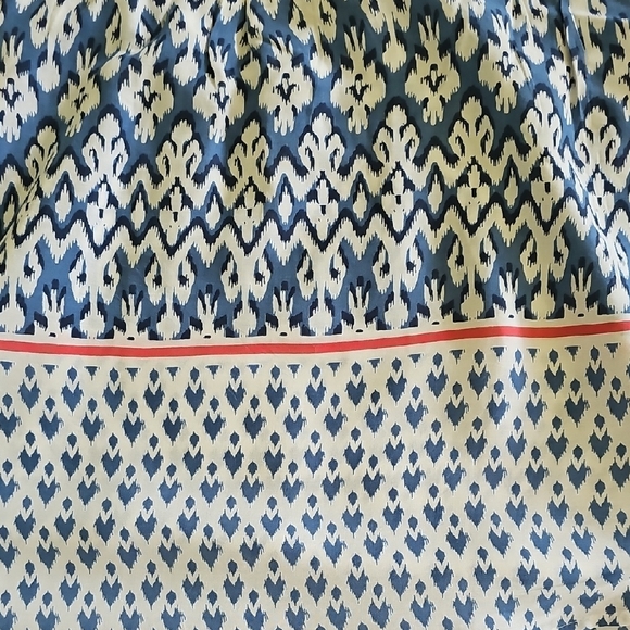 beachlunchlounge Navy and Cream Blouse - Picture 6 of 6